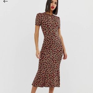 Maxi Tea Dress in Animal Print